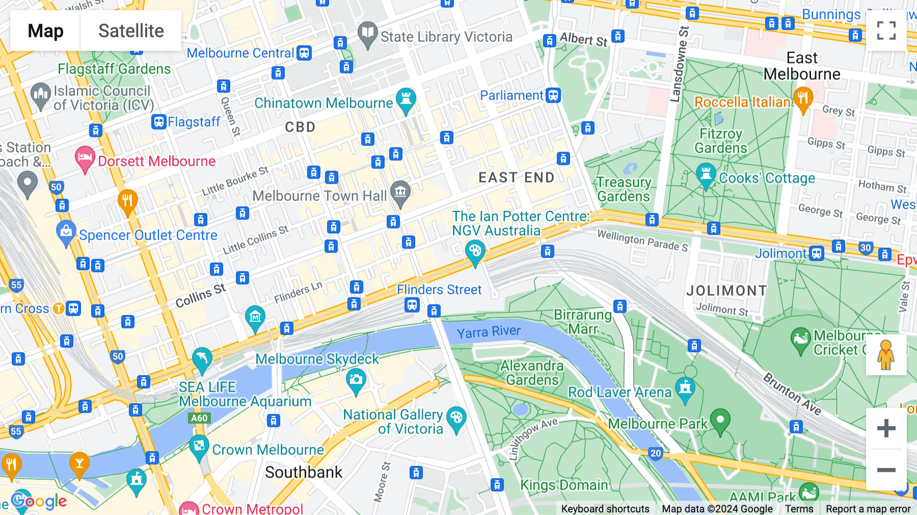 Click for interative map of Levels 2, 3 and 7, 180 Flinders Street, Melbourne CBD, Victoria, Australia, Melbourne
