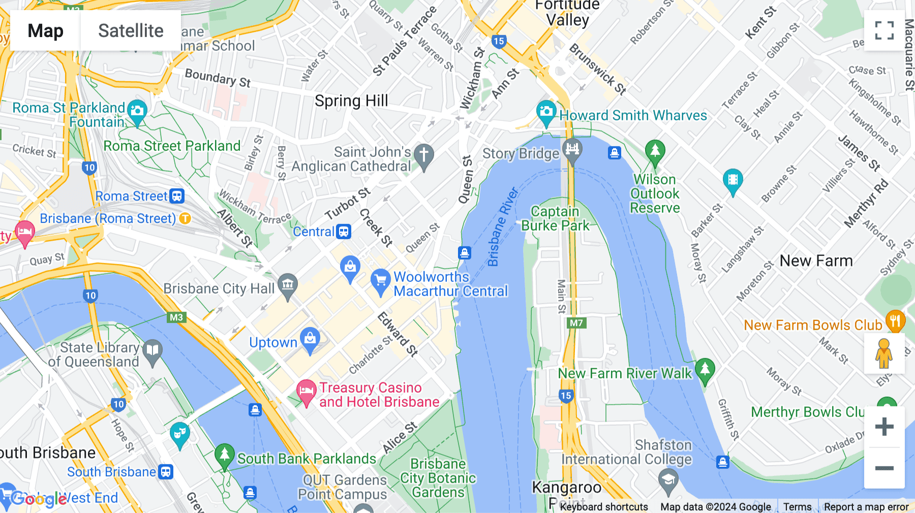 Click for interative map of 123 Eagle Street, Brisbane City, QLD 4000, Brisbane