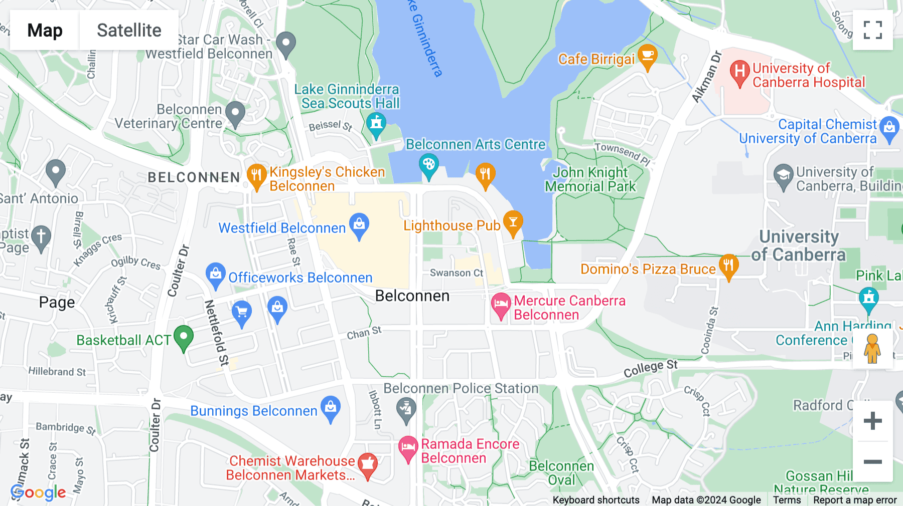 Click for interative map of Level 1, 11, 17 Swanson Court, Belconnen, Canberra