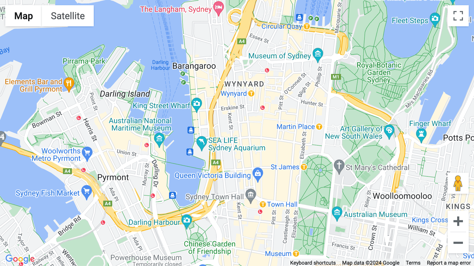 Click for interative map of 171 Clarence Street, Sydney