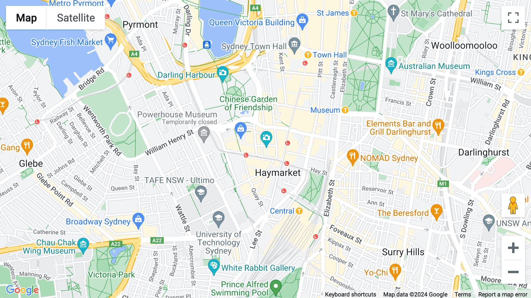 Click for interative map of 2/63 Dixon St, Haymarket, Sydney