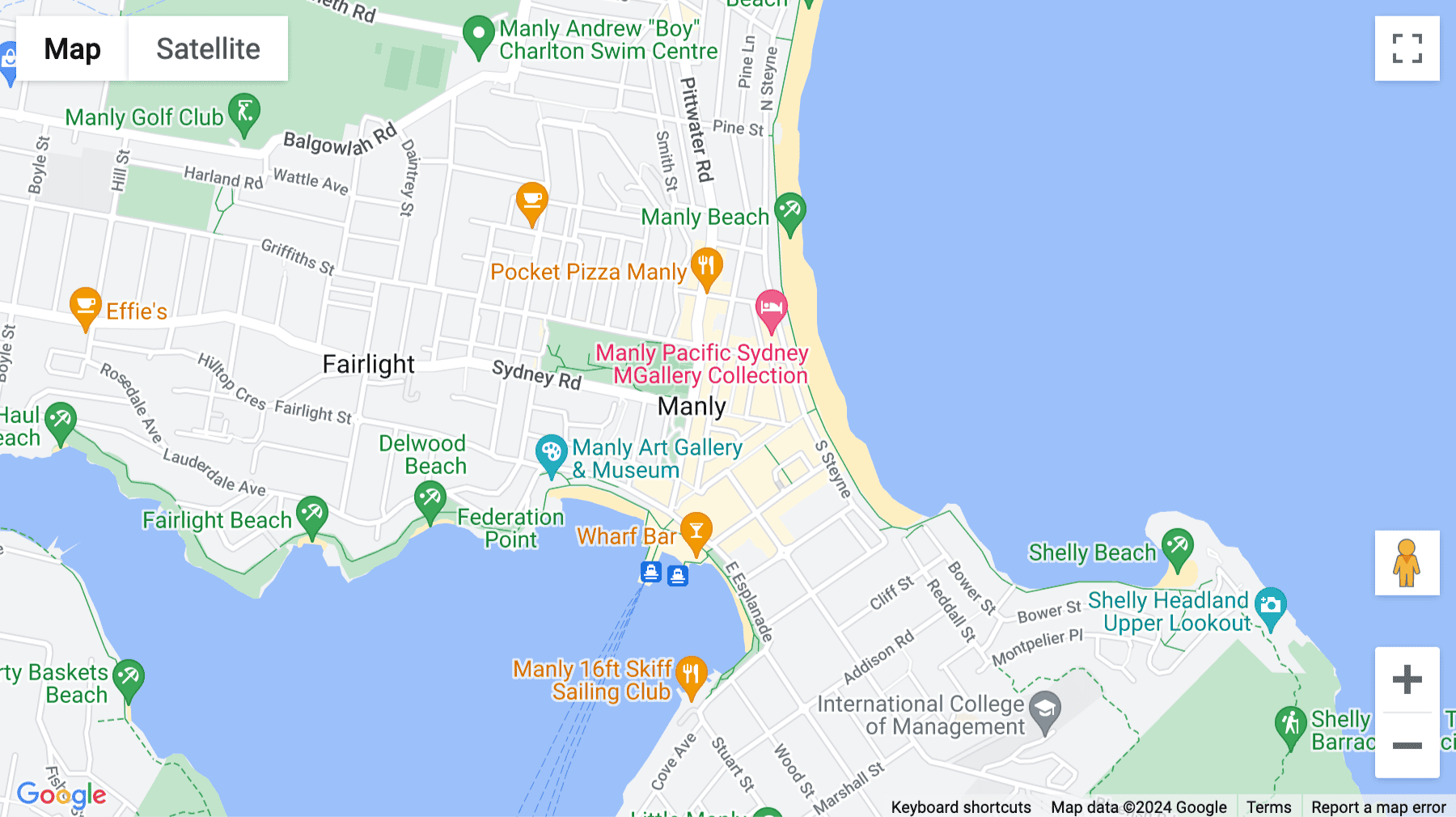Click for interative map of 36 Sydney Road, Studio 6, Manly, Sydney