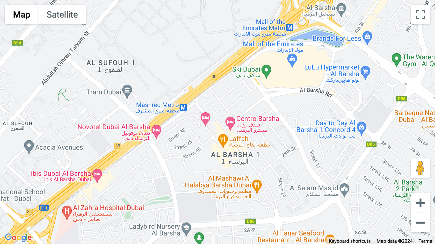 Click for interative map of 2nd Floor, Al Barsha Business Center, Al Barsha 1, Dubai, Dubai