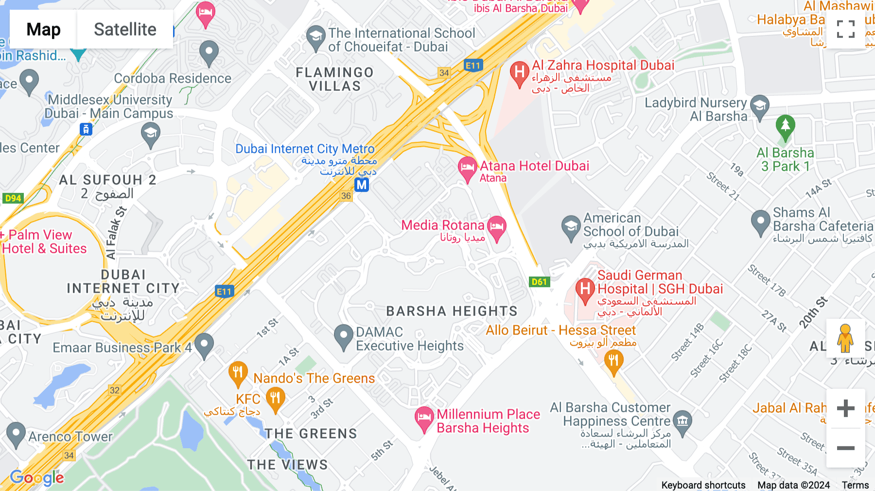 Click for interative map of Tameem House Building, Floor 25, Barsha Heights (Tecom), Dubai, U.A.E, Dubai