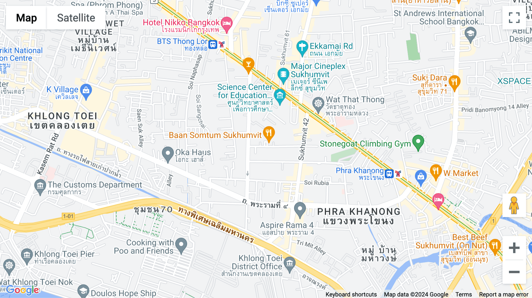 Click for interative map of WeWork T1 Building, 8/2 Soi Sukhumvit 40 Khet Khlong Toei, Krung Thep Maha Nakhon, Bangkok