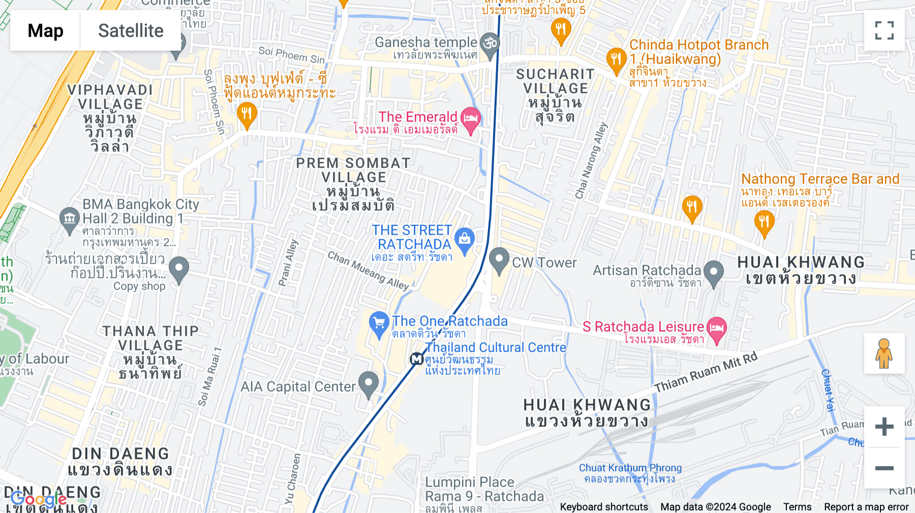 Click for interative map of 139 Ratchadaphisek Rd, Khwaeng Din Daeng, Khet Din Daeng, Krung Thep Maha Nakhon 10400, Thailand, Bangkok