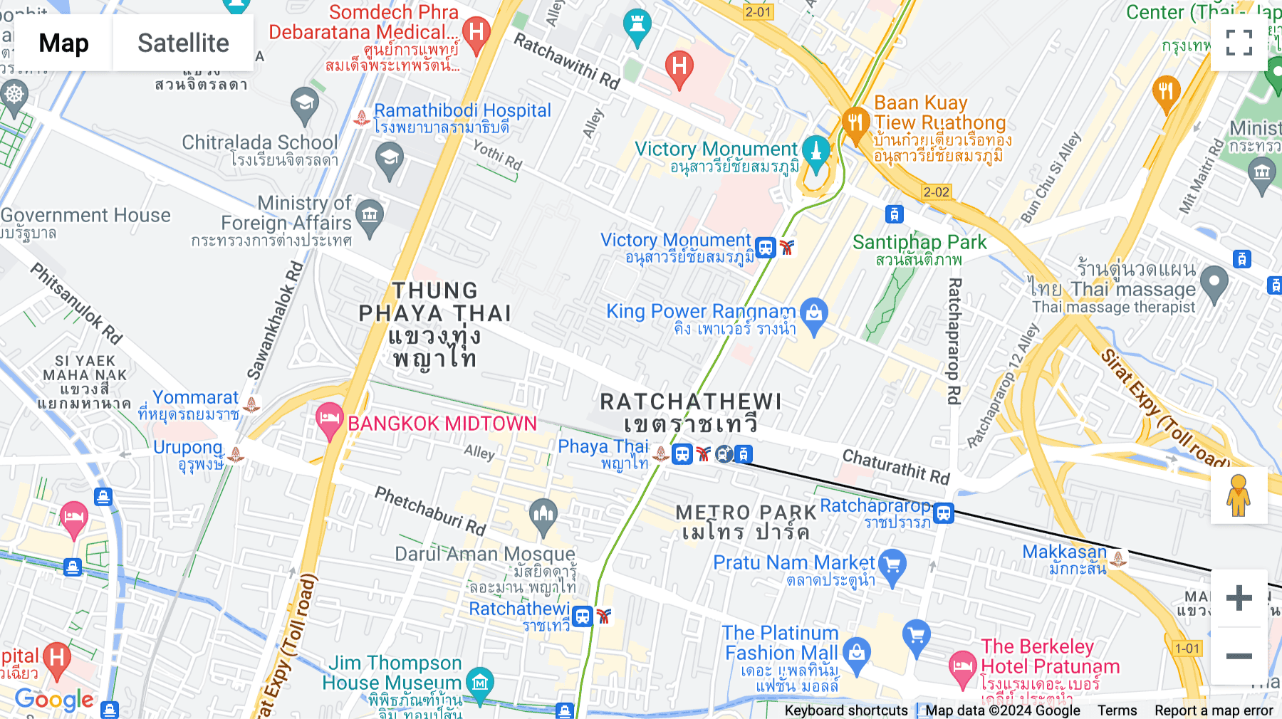 Click for interative map of Cp Tower 3, Tower A, Level 4, 34 Phayathai Road, Thung Phayathai, Ratchatevee, Bangkok 10400, Bangkok