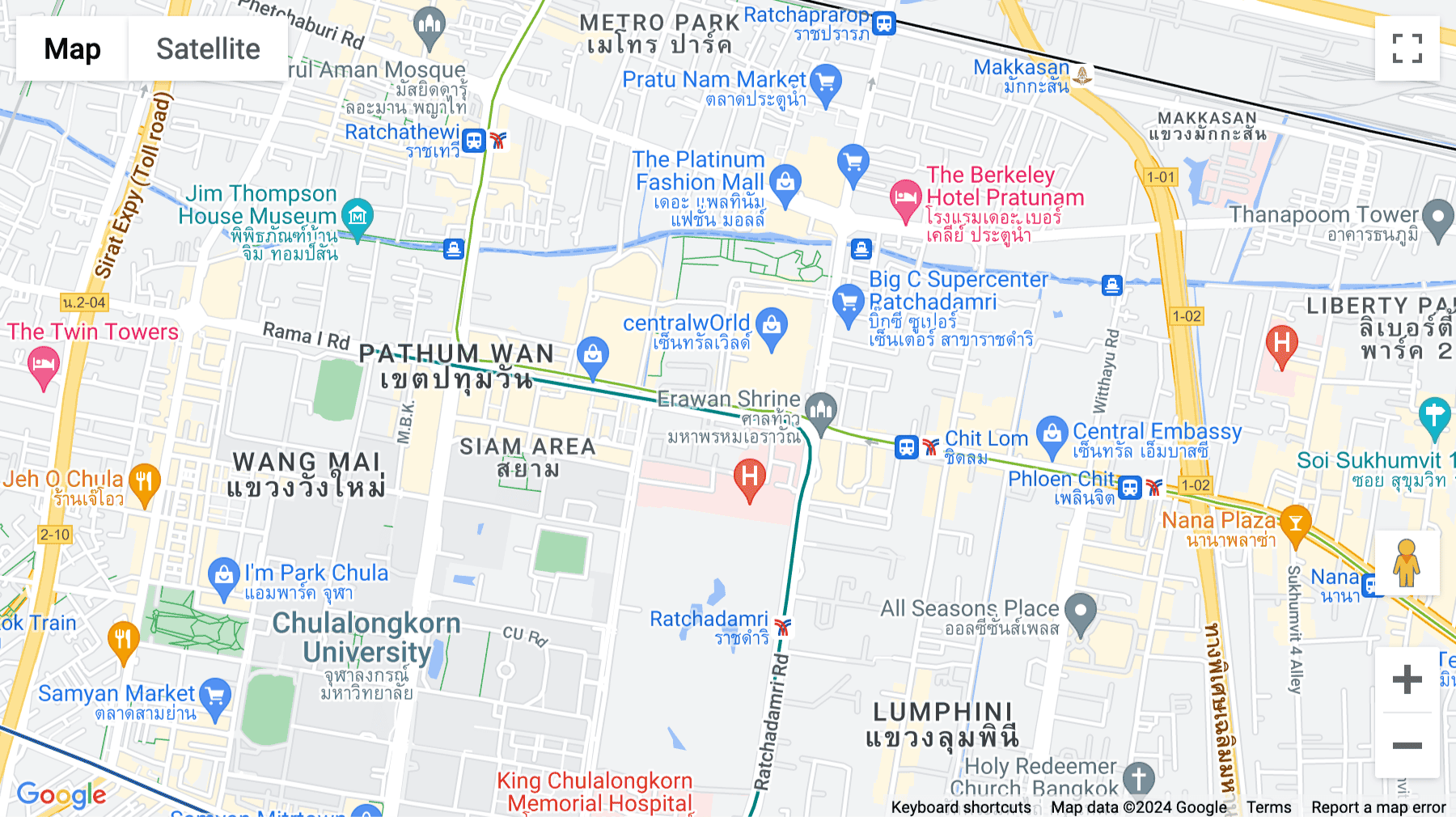 Click for interative map of Ground Floor, The Offices at Central World, 999/9 Rama I Road, Pathumwan, Bangkok, 10330, Thailand, Bangkok