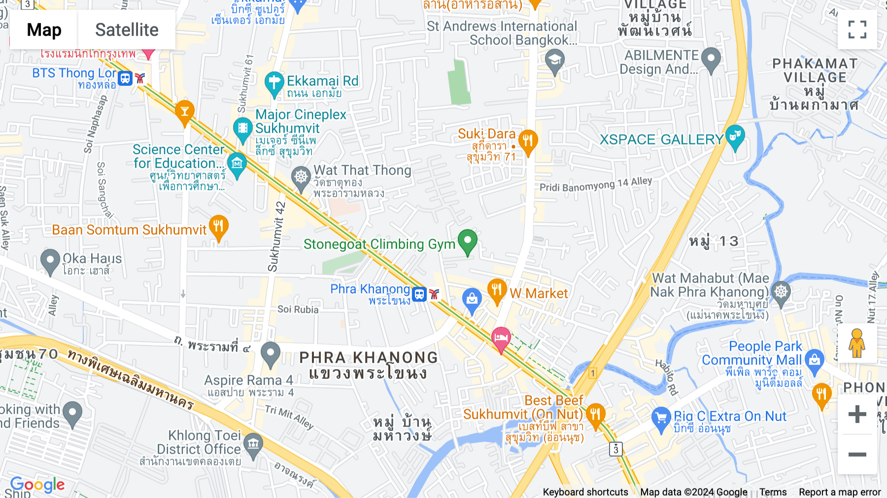 Click for interative map of the Hive Prakanong, 5/F Chavanich Building, Sukhumvit Soi 69, Prakanong, Wattana, Bangkok