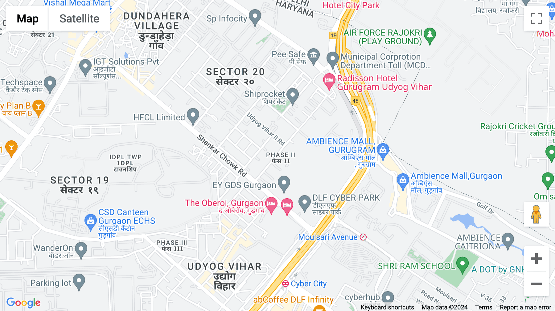Click for interative map of Vi-John Tower 393, Phase 3 Udgoy Vihar Gurugram, Vihar Gurugram, Gurugram