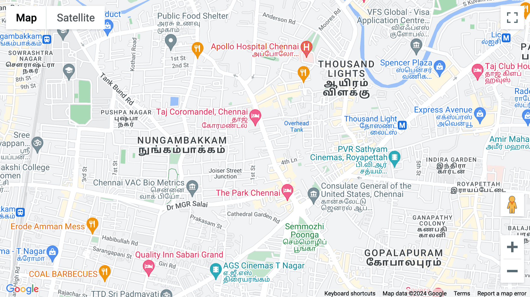 Click for interative map of No.10, Uttamar Gandhi salai, Nungambakkam High road, Chennai, Chennai