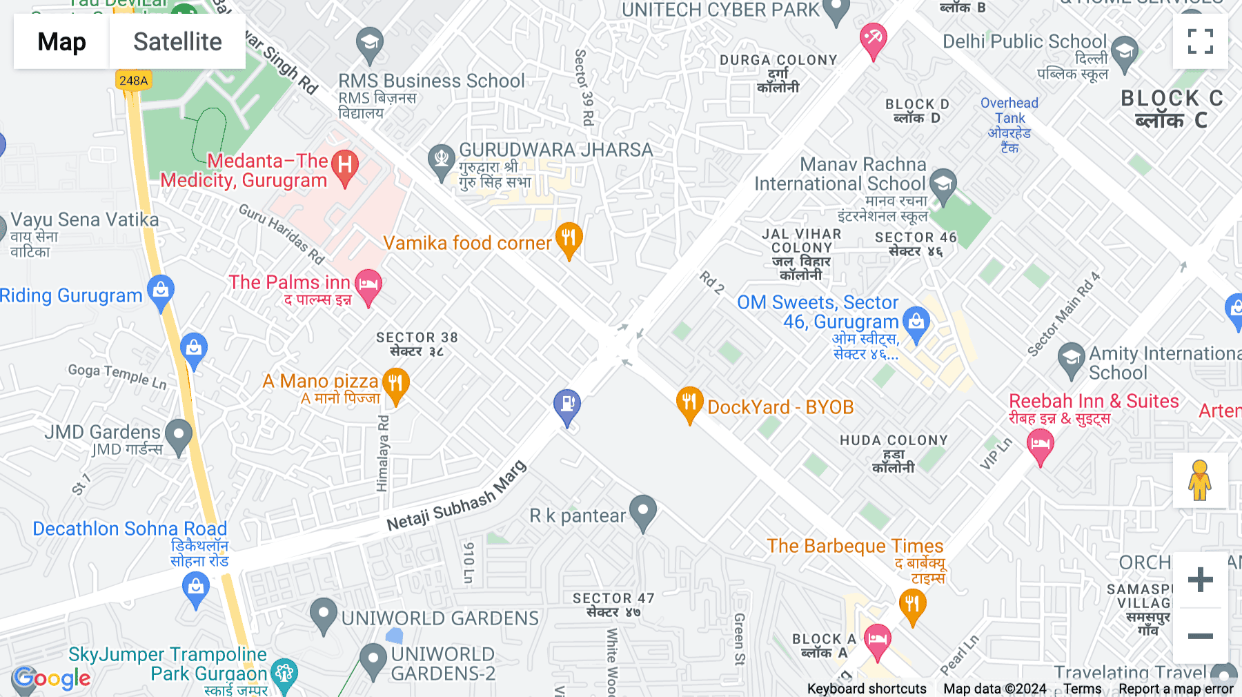 Click for interative map of 10th floor, Tower-B Unitech Cyber Park, Sector 39, Gurugram