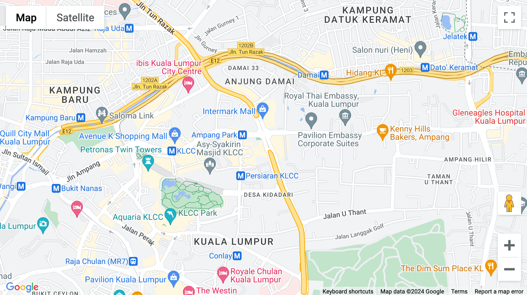 Click for interative map of Level 28, GTower, Jalan Tun Razak, Kuala Lumpur, Kuala Lumpur