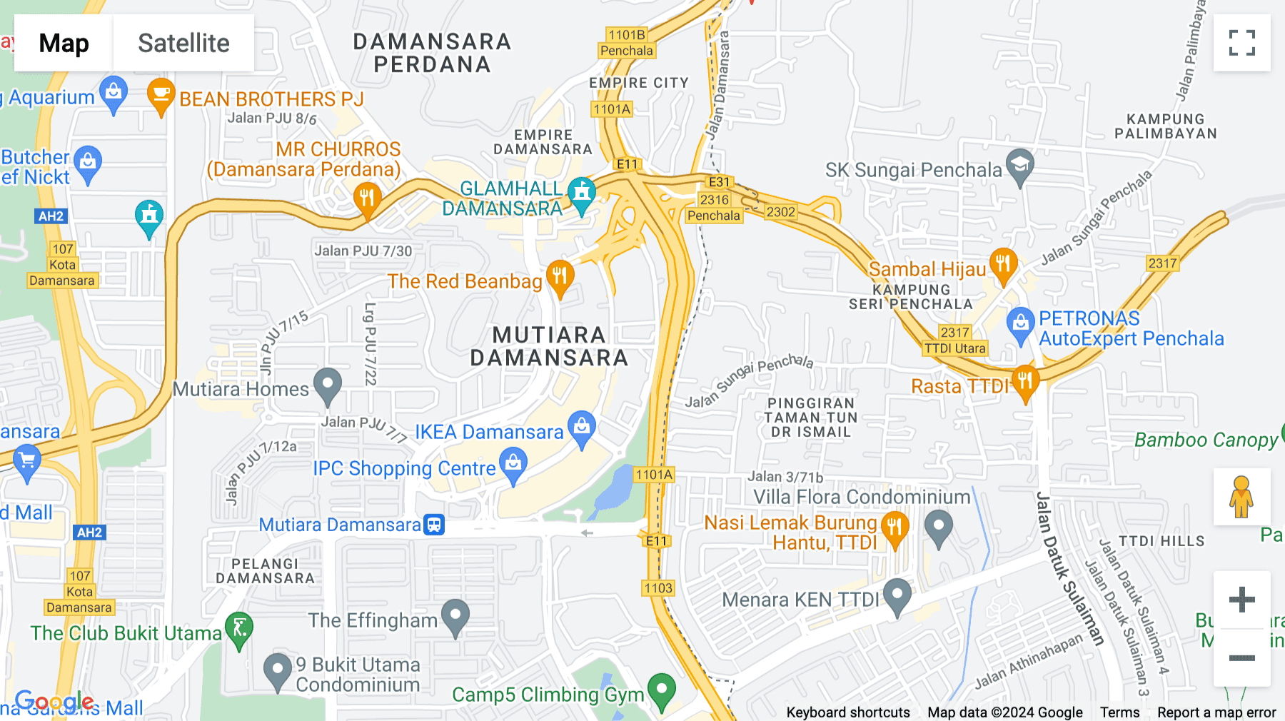 Click for interative map of Level 8 & 9, Menara UAC, No. 12, Jalan PJU 7/5, Mutiara Damansara, Selangor, Petaling Jaya
