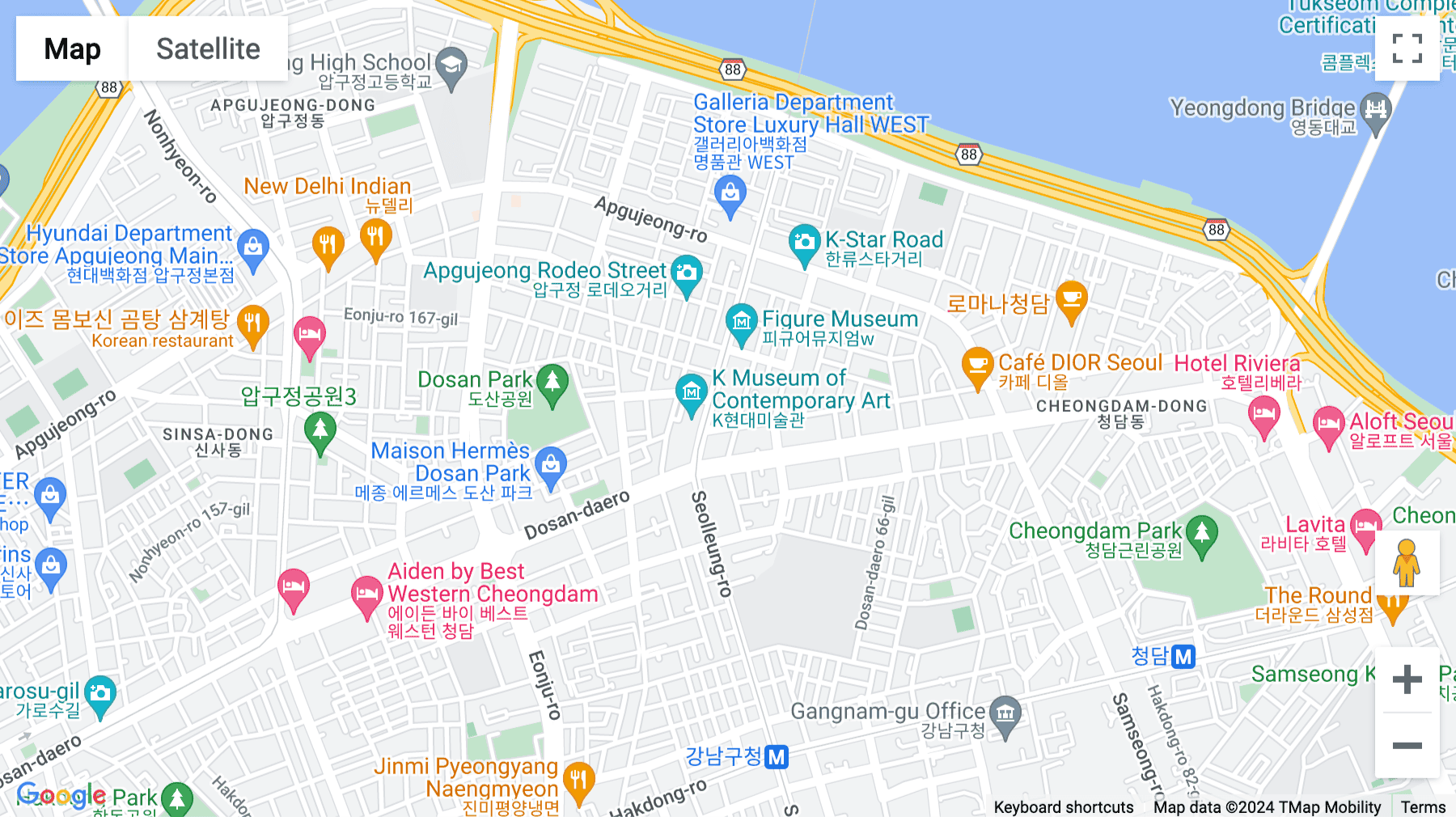 Click for interative map of WeWork Designer Club, 818 Selleung-ro Gangnam-gu, Seoul, Seoul