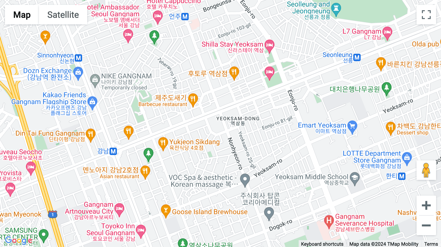 Click for interative map of Level 4, Gangnam Finance Center, 152 Teheran-ro, Gangnam-gu, Seoul Korea 06236, Seoul