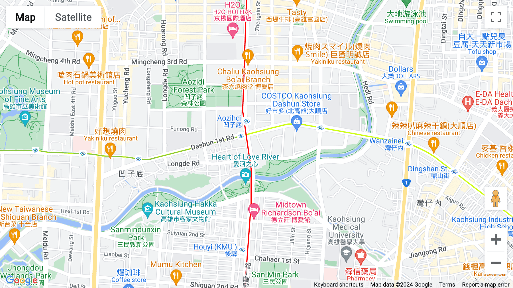 Click for interative map of 6F No. 534, Boai 1st Rd, Gushan District, Kaohsiung City, Kaohsiung City