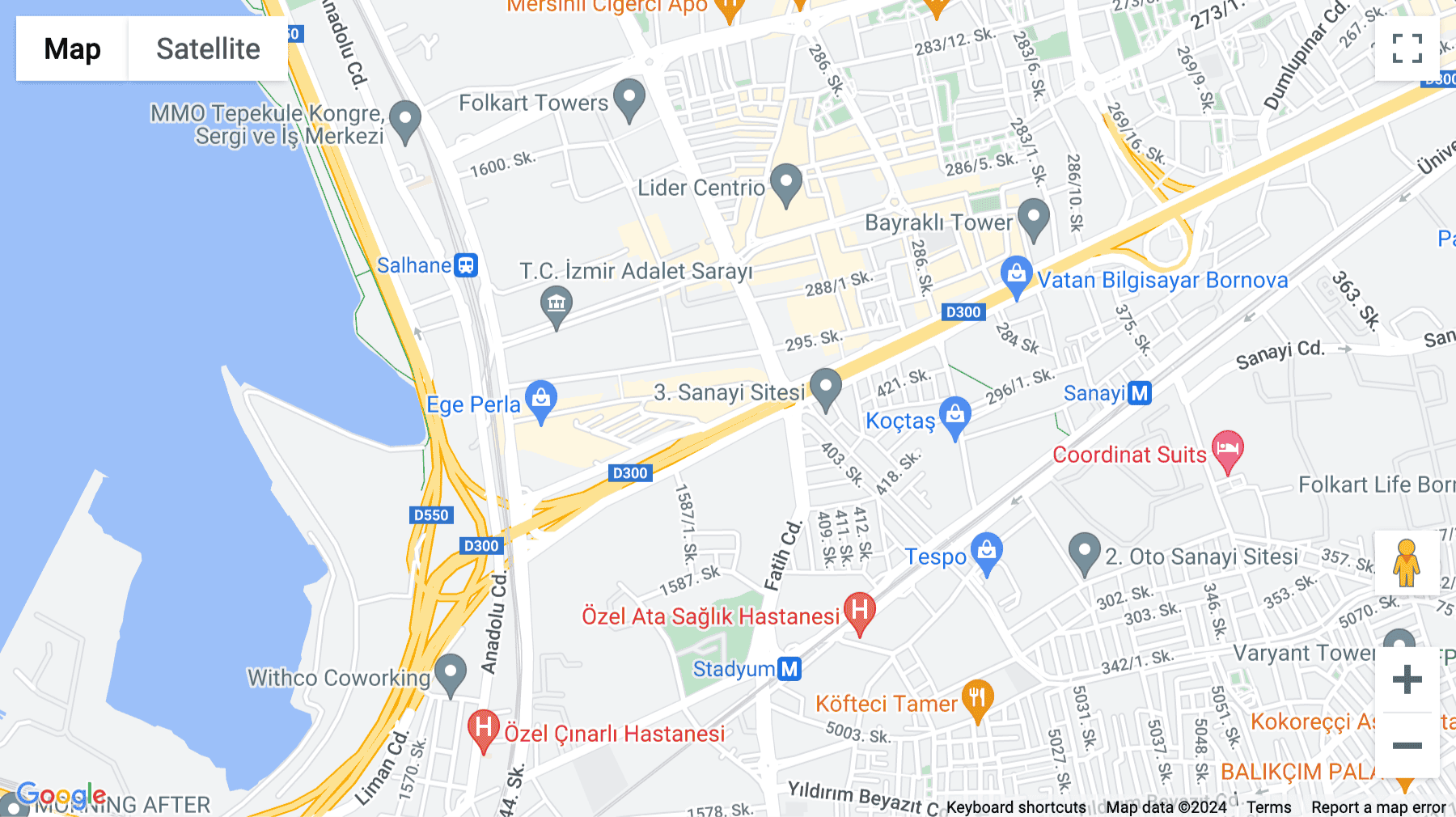 Click for interative map of Ankara Street, Mistral Izmir No: 15 Floor: 39 & 42, Izmir