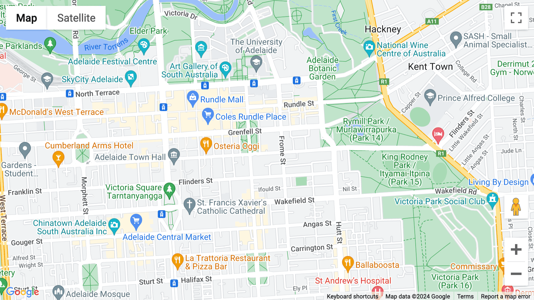 Click for interative map of 70 Hindmarsh Square, Level 2, Adelaide, Australia, Southern Australia, Adelaide