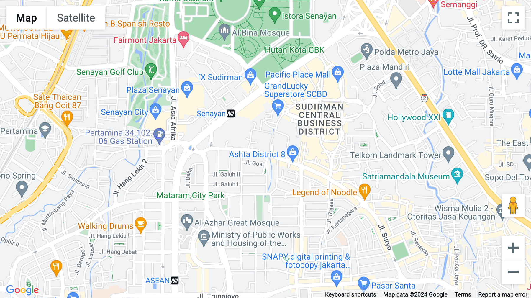 Click for interative map of Sudirman 7.8 Level 16 Jl. Jend Sudirman Kav 7-8, Karet Tengsin, Tanah Abang, Jakarta Pusat, Jakarta