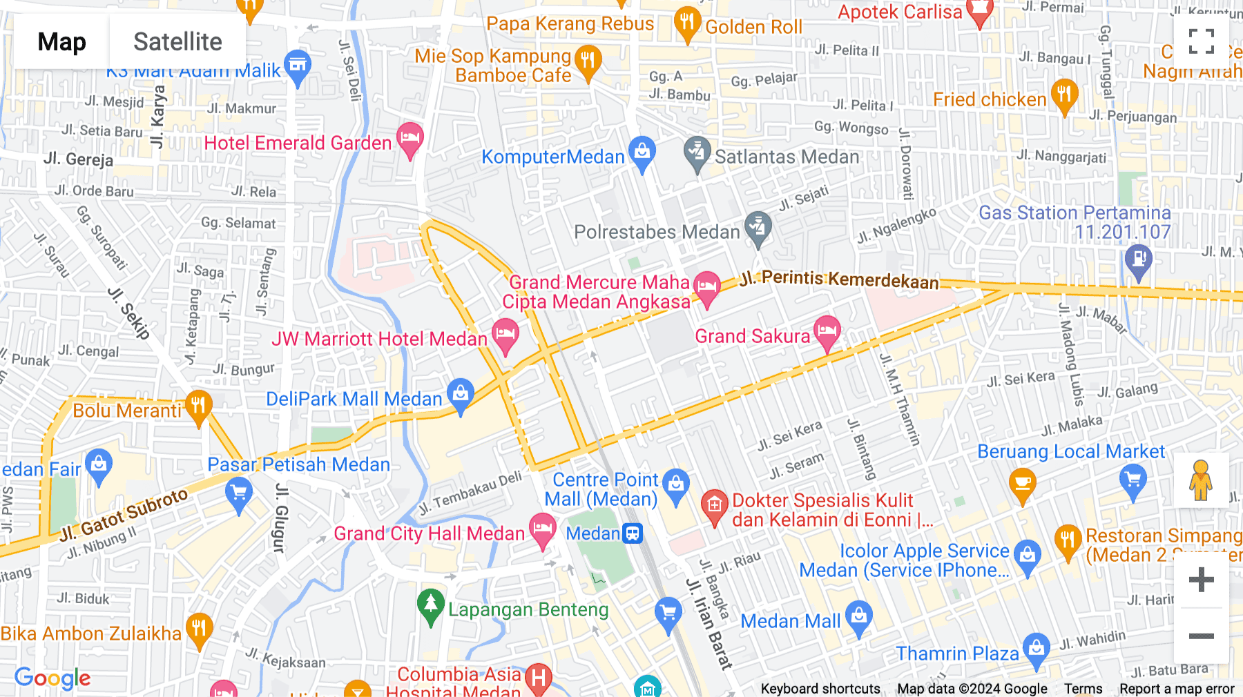 Click for interative map of Grand Jati Junction Level 3, Jl. Perintis Kemerdekaan No.3A, Medan, Sumatera Utara, Medan