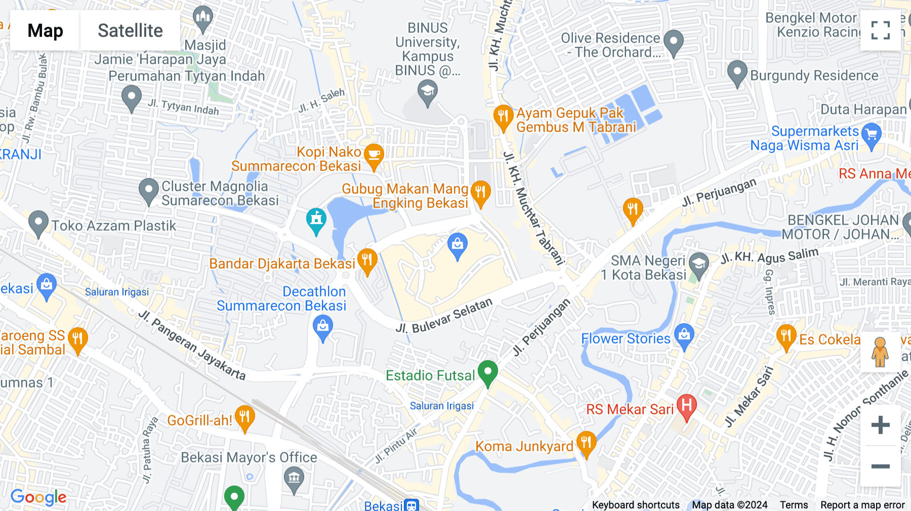 Click for interative map of Plaza Summarecon Level 7, Jl Boulevard Ahmad Yani Marga Mulya, Bekasi Utara, Jakarta