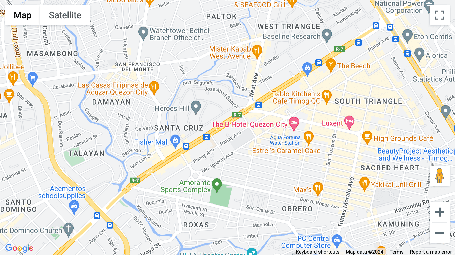 Click for interative map of 3rd Floor, Main Building, Ben-Lor IT Center, Quezon Avenue, Diliman, Quezon City, Quezon City