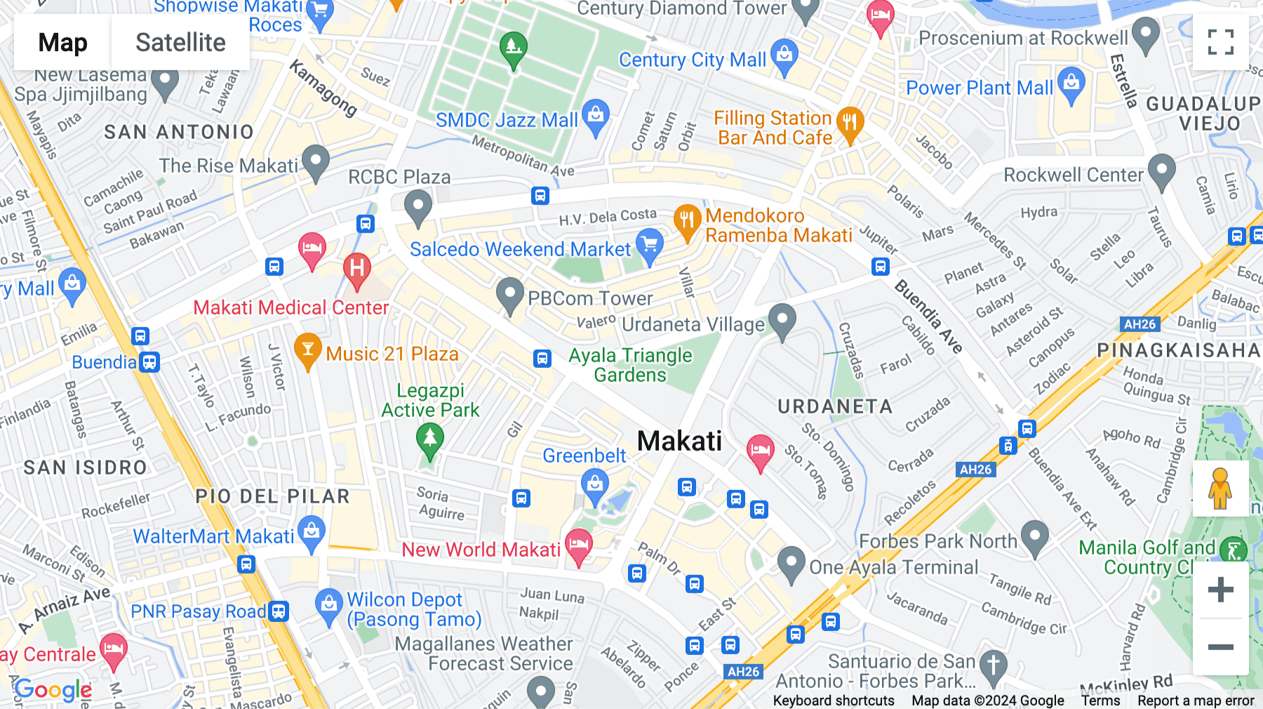 Click for interative map of Level 6, Ayala Triangle Gardens Tower 2, Paseo de Roxas cor Makati Avenue, Makati City, Manila