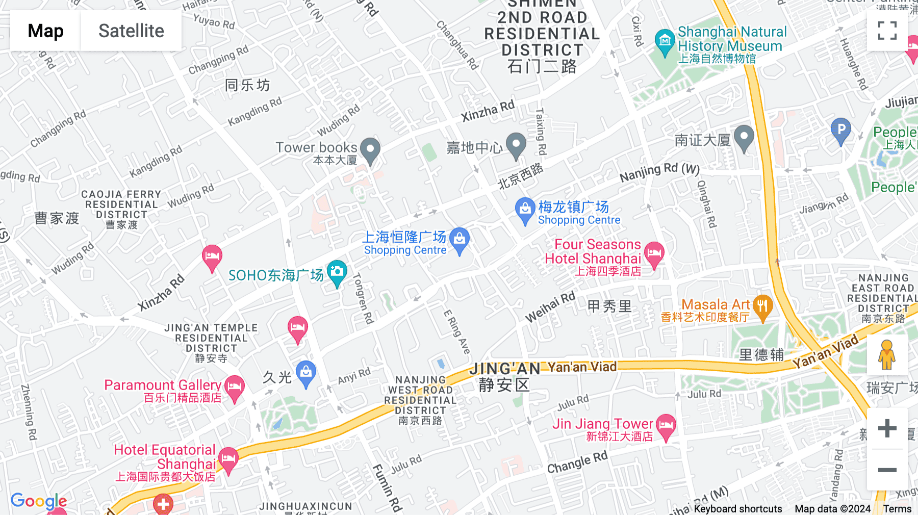 Click for interative map of 15/F, Tower 2, Plaza 66, No.1266, West Nanjing Road, Jing'an District, Shanghai