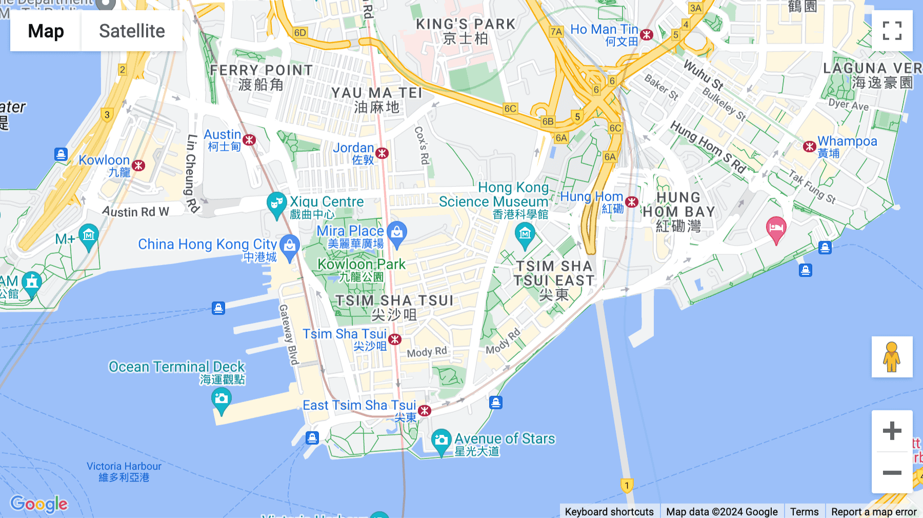 Click for interative map of Everglory Centre, 1B Kimberley Street, Tsim Sha Tsui, Kowloon, Hong Kong, Hong Kong