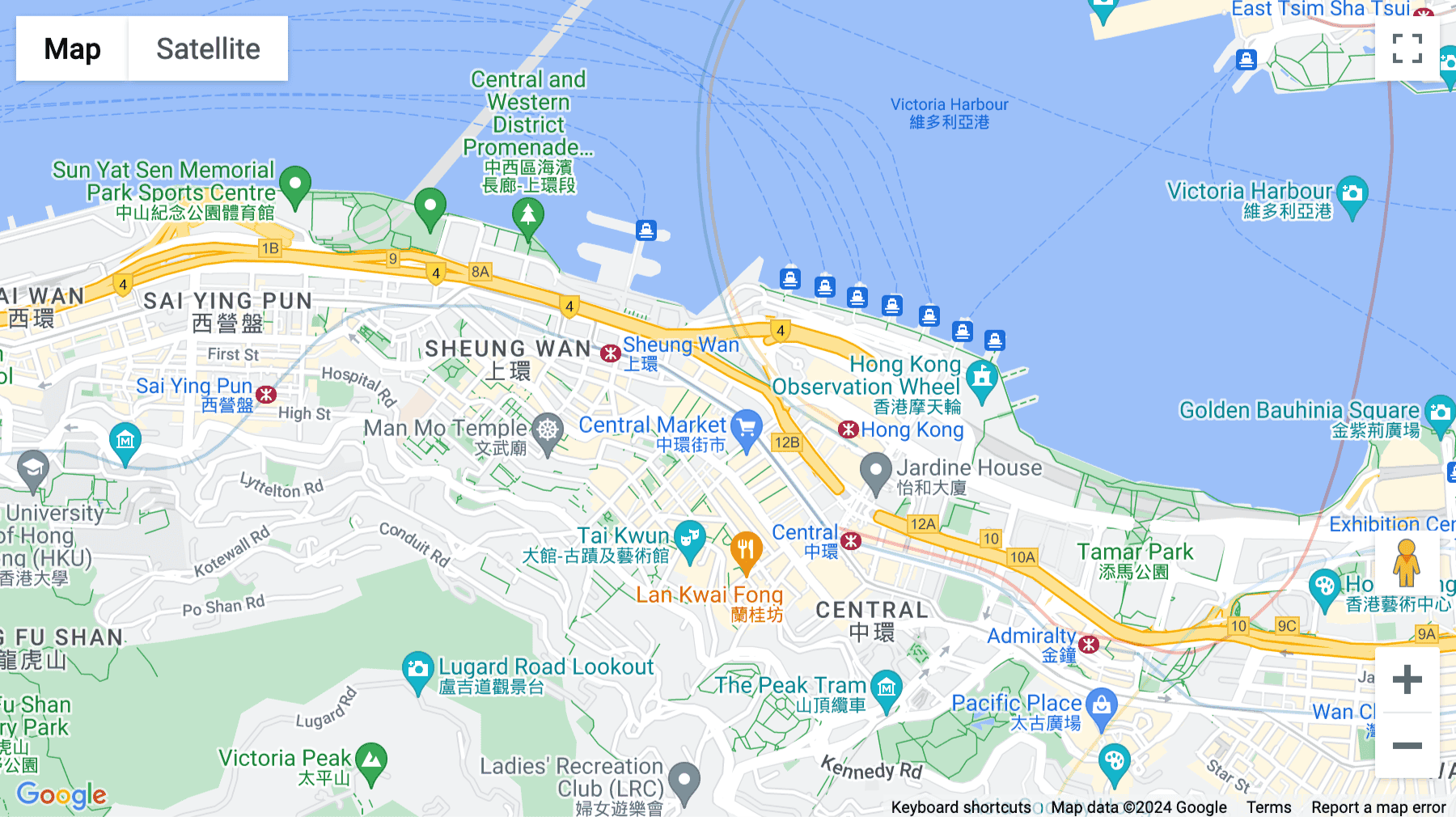 Click for interative map of Level 6, 9-12, BOC Group Life Assurance Tower, 136 Des Voeux Road Central, Sheung Wan, Hong Kong