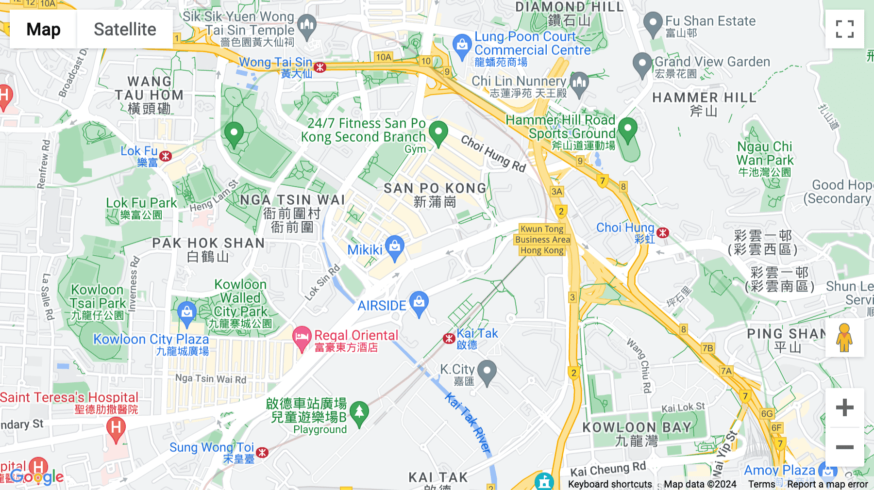 Click for interative map of 1701-02, 2703 New Trend Centre 704 Prince Edward Road East, San Po Kong, Kowloon, Hong Kong