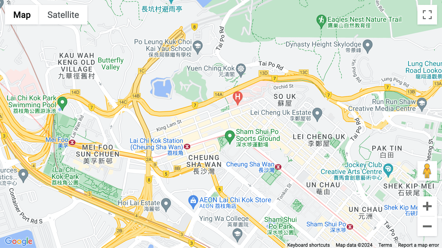 Click for interative map of Unit 803, 8/F, Lai Cheong Factory Building, 479 Castle Peak Road, Cheung Sha Wan, Kowloon, HK, Hong Kong