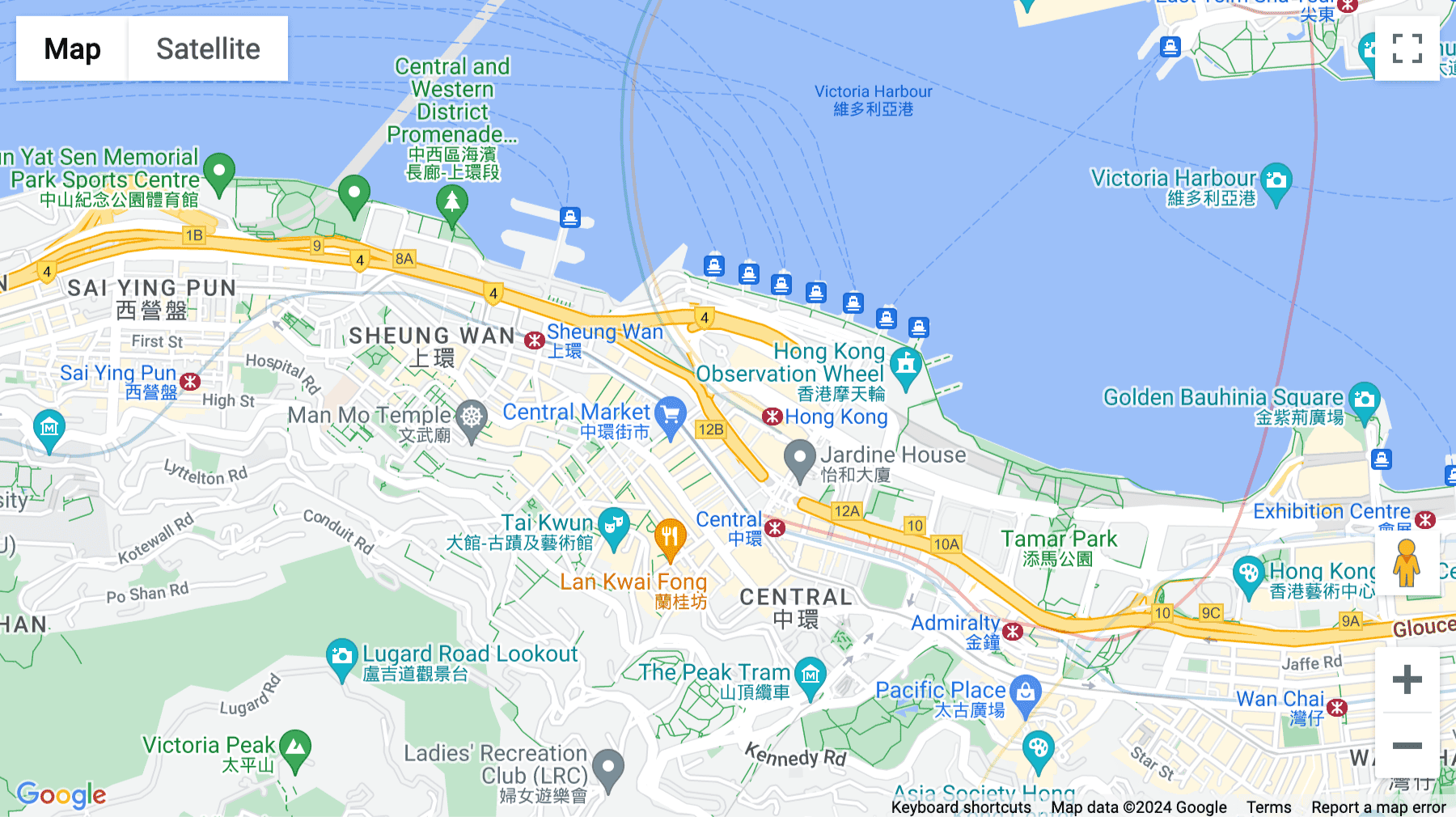 Click for interative map of Level 20, One IFC, 1 Harbour View Street, Central, Hong Kong