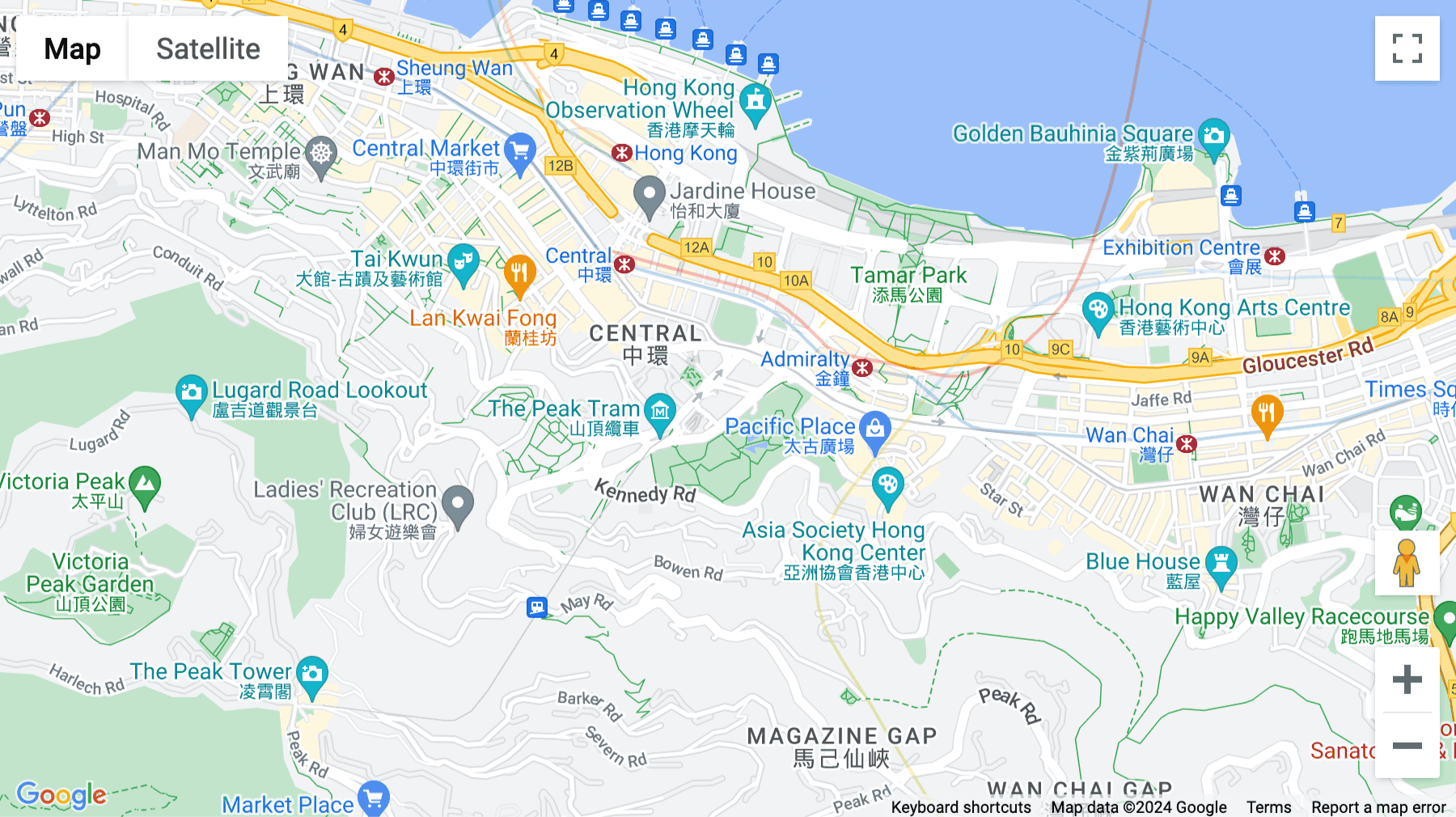 Click for interative map of Level 43 & 44 Champion Tower, 3 Garden Road, Central, Hong Kong, Hong Kong