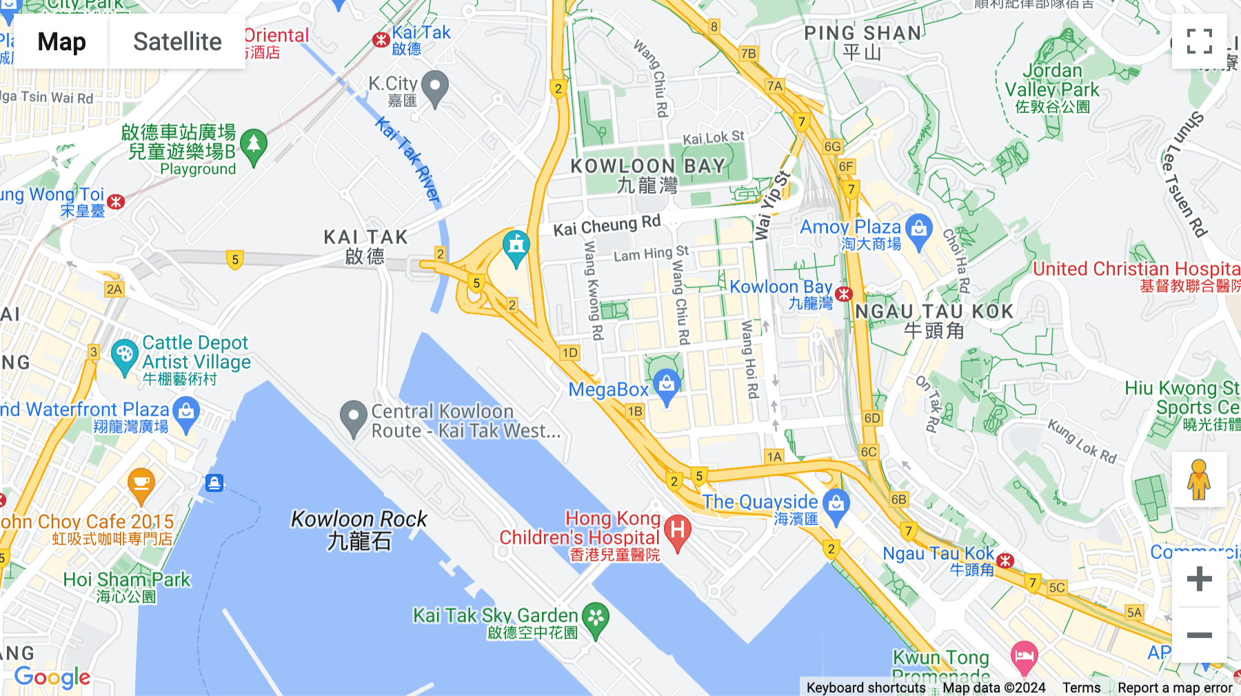 Click for interative map of Unit D-F, 25F YHC Tower, 1 Sheung Yuet Road, Kowloon Bay, Hong Kong