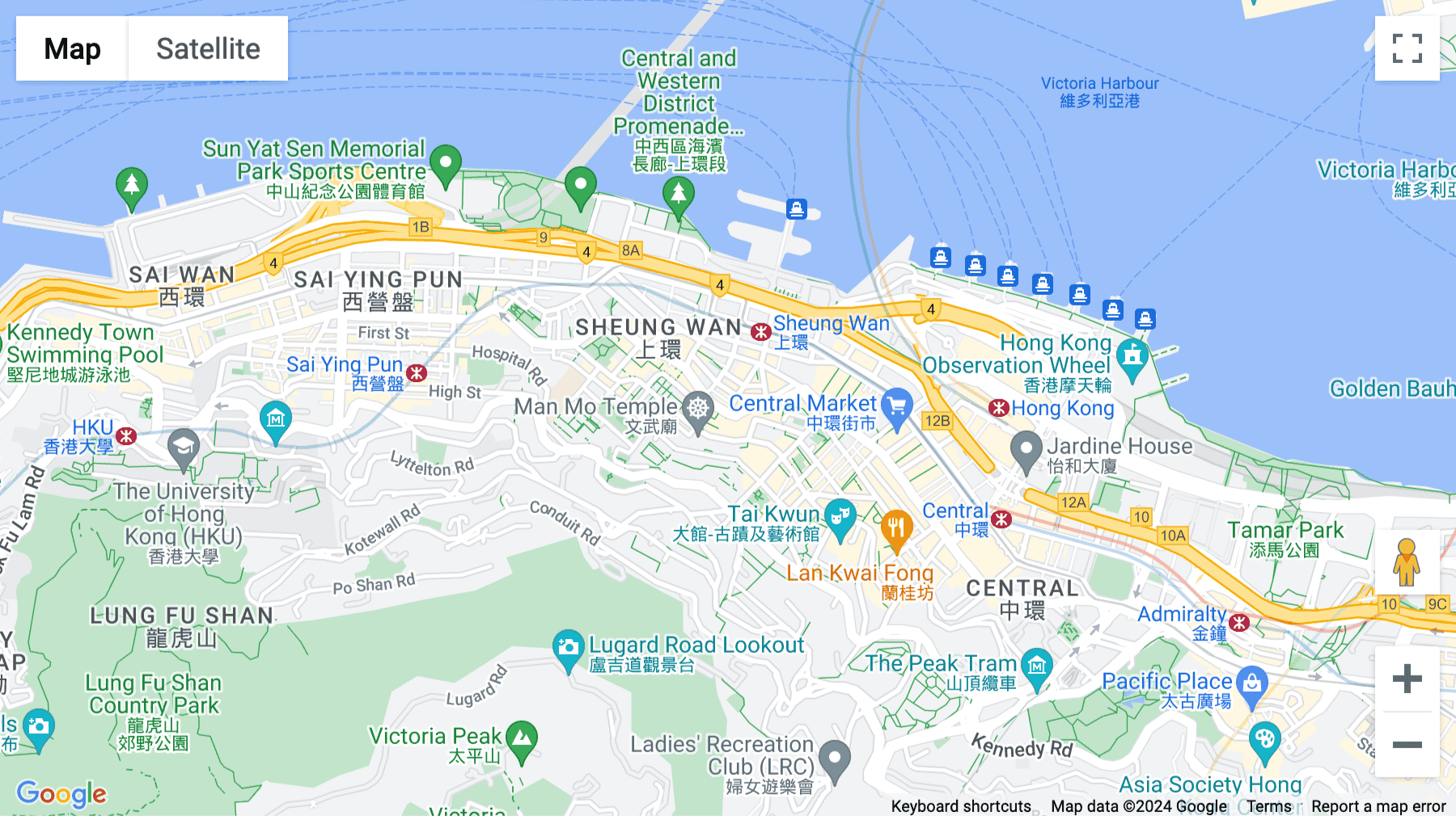 Click for interative map of 33-35 Hillier Street, Sheung Wan, Hong Kong