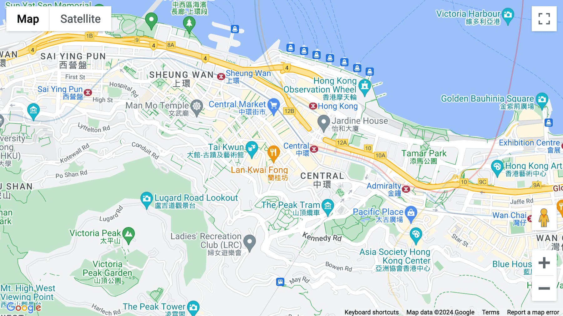 Click for interative map of L20 Silver Fortune Plaza, 1 Wellington Street, Central, Hong Kong