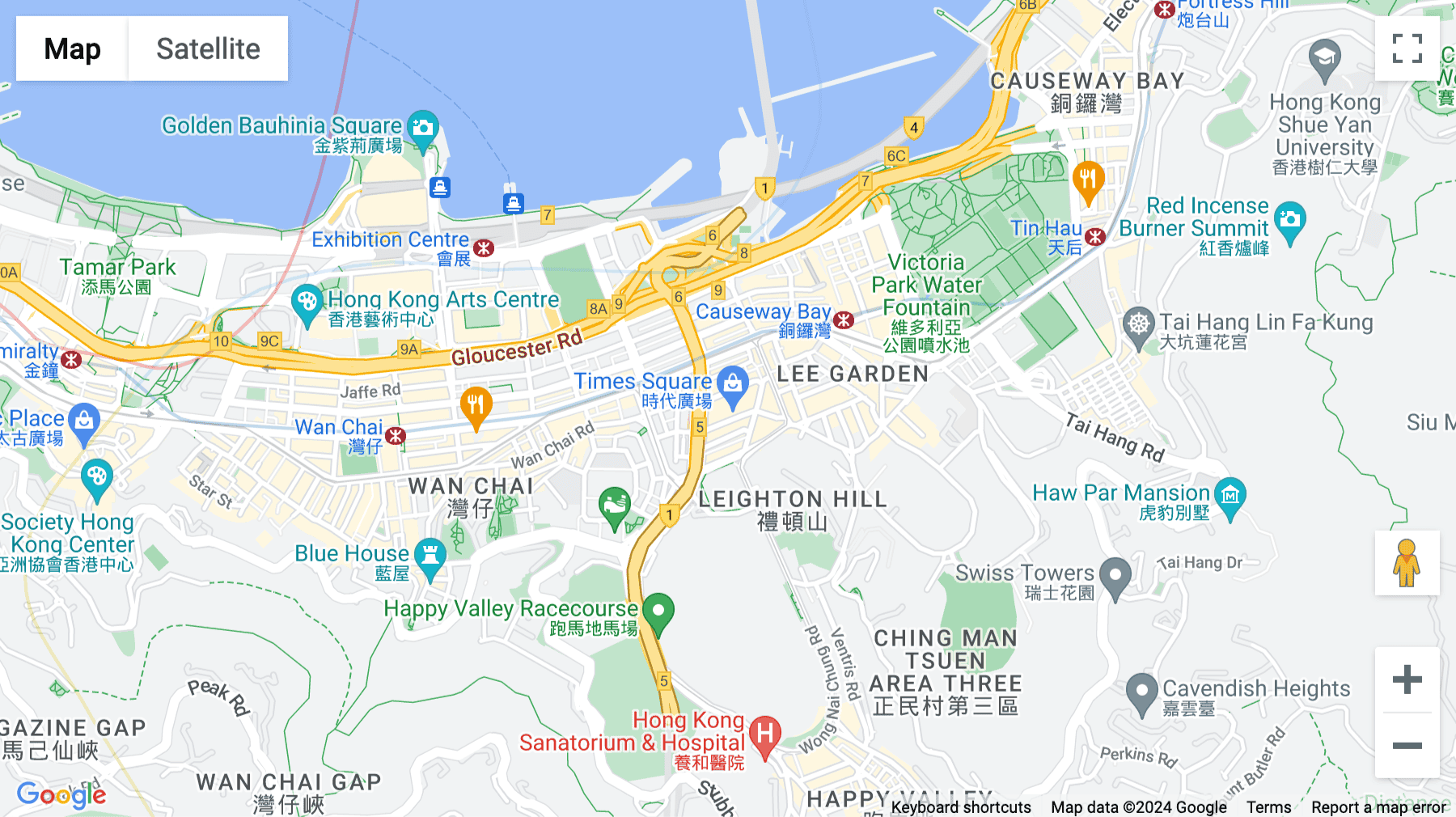 Click for interative map of Level 34, Tower One, Times Square, 1 Matheson St, Causeway Bay, Hong Kong