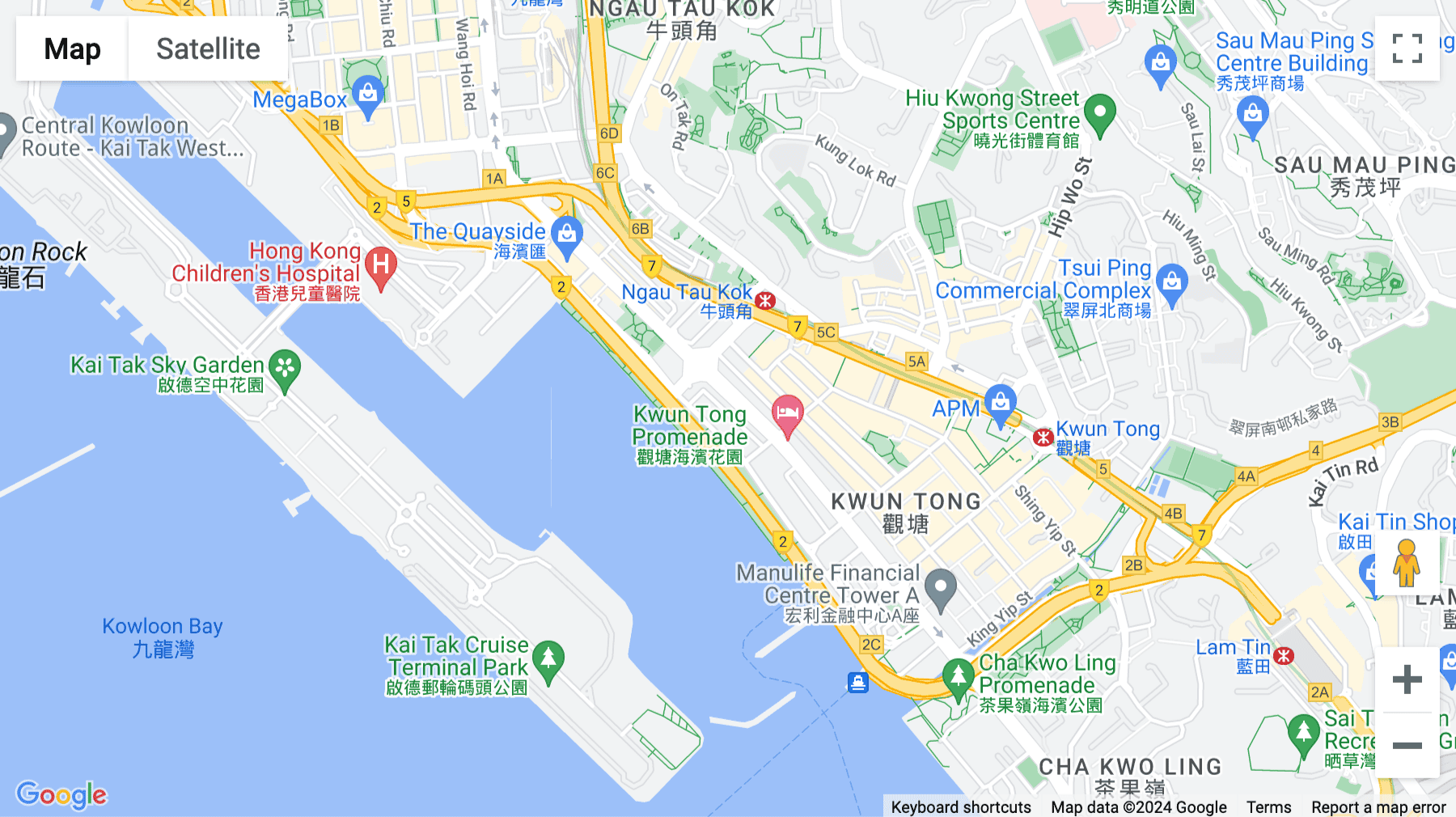 Click for interative map of 2/F, Hong Kong Manufacturing Building, 128 Wai Yip Street Kwun Tong, Hong Kong