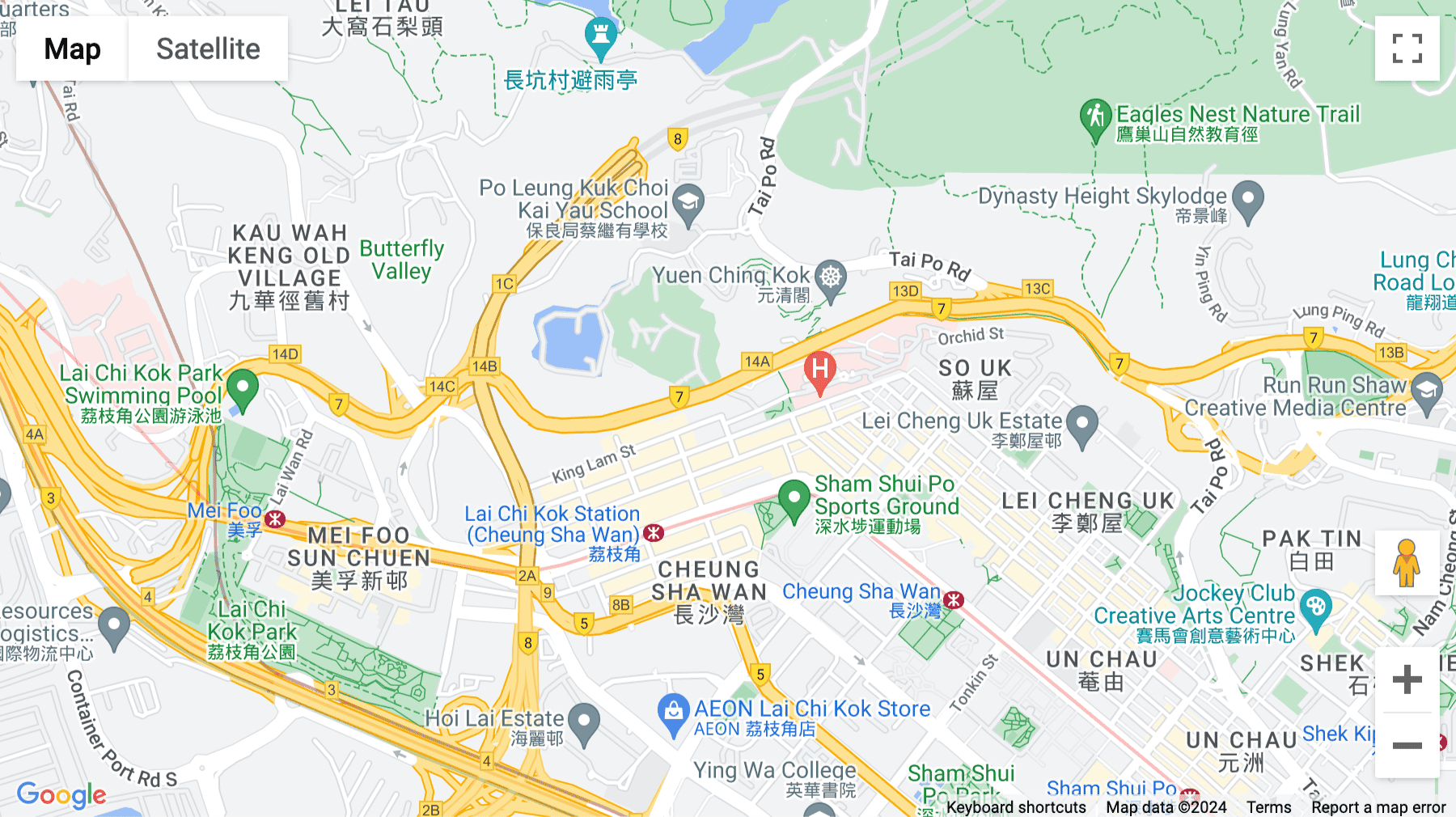 Click for interative map of 13F, Liberal Factory Building, 3 Wing Ming St, Cheung Sha Wan, Hong Kong