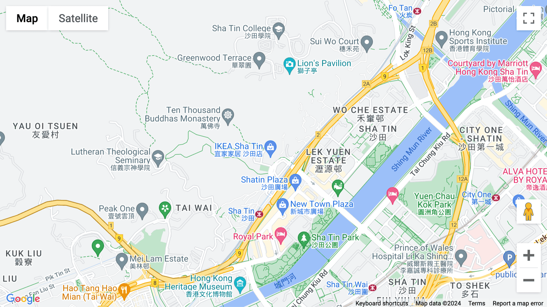 Click for interative map of 18/F, Tower 1, Grand Central Plaza, 138 Sha Tin Rural Committee Road, Sha Tin