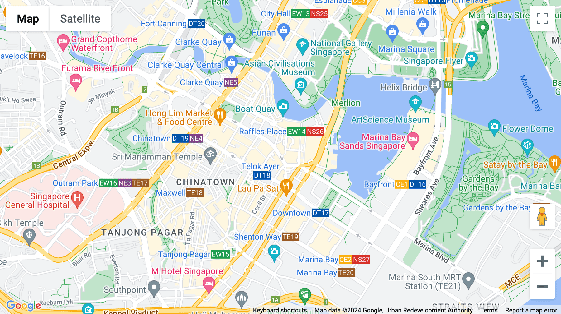 Click for interative map of PLUS Building, 14F & 15F, 20 Cecil Street, PLUS Building, Singapore