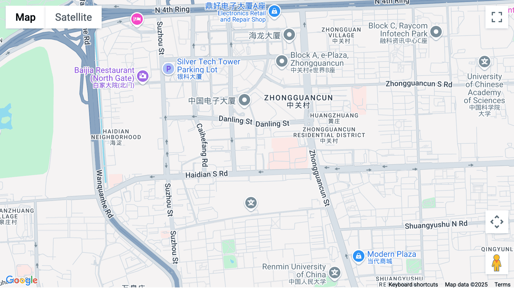 Click for interative map of Level 7 Zhongguancun Metropolis Tower, 2 Dongsan Street,, Beijing