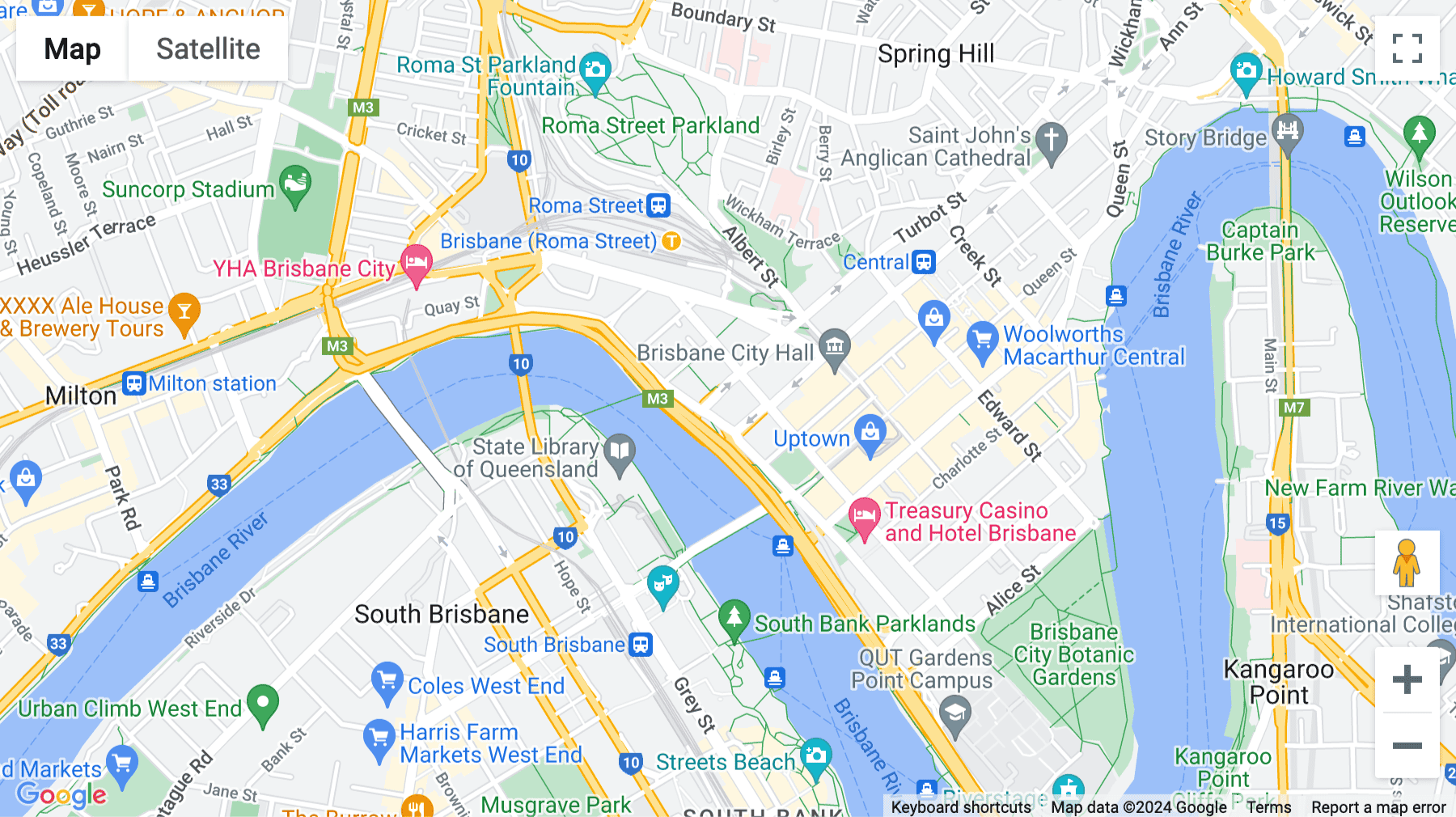 Click for interative map of 95 North Quay, Brisbane