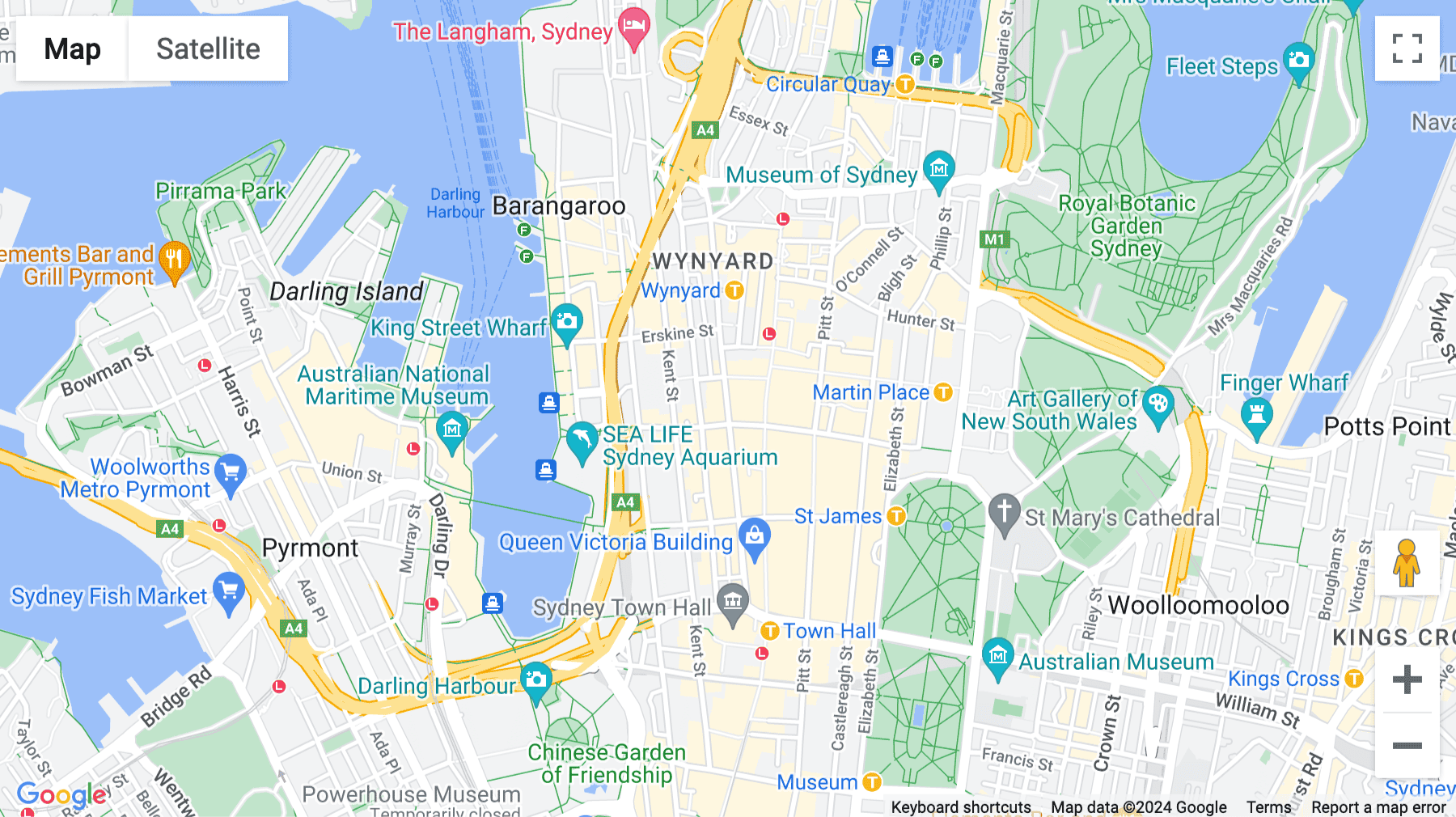 Click for interative map of 66 King Street, Sydney, Sydney