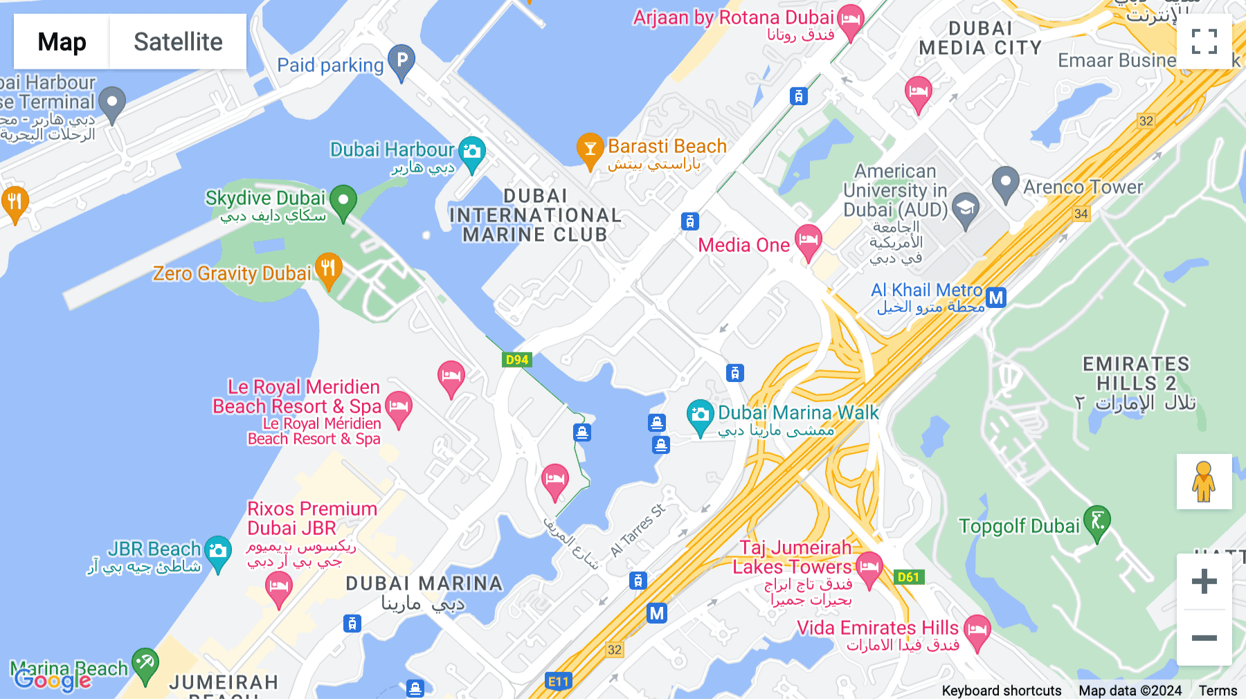 Click for interative map of The Residences at Marina Gate, Marina Promenade, Dubai