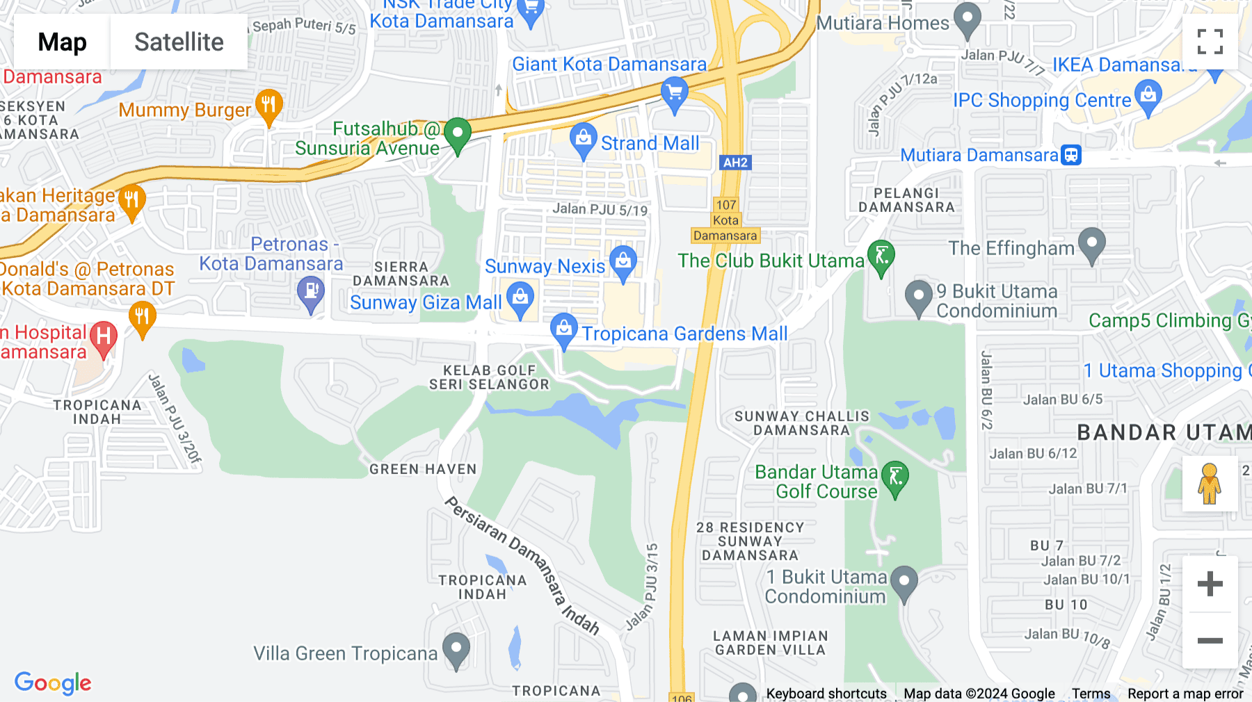 Click for interative map of Lot 2F-33, 2F-35B, Level 2, Tropicana Gardens Mall, No. 2A Persiaran Surian, Tropicana Indah, Petaling Jaya