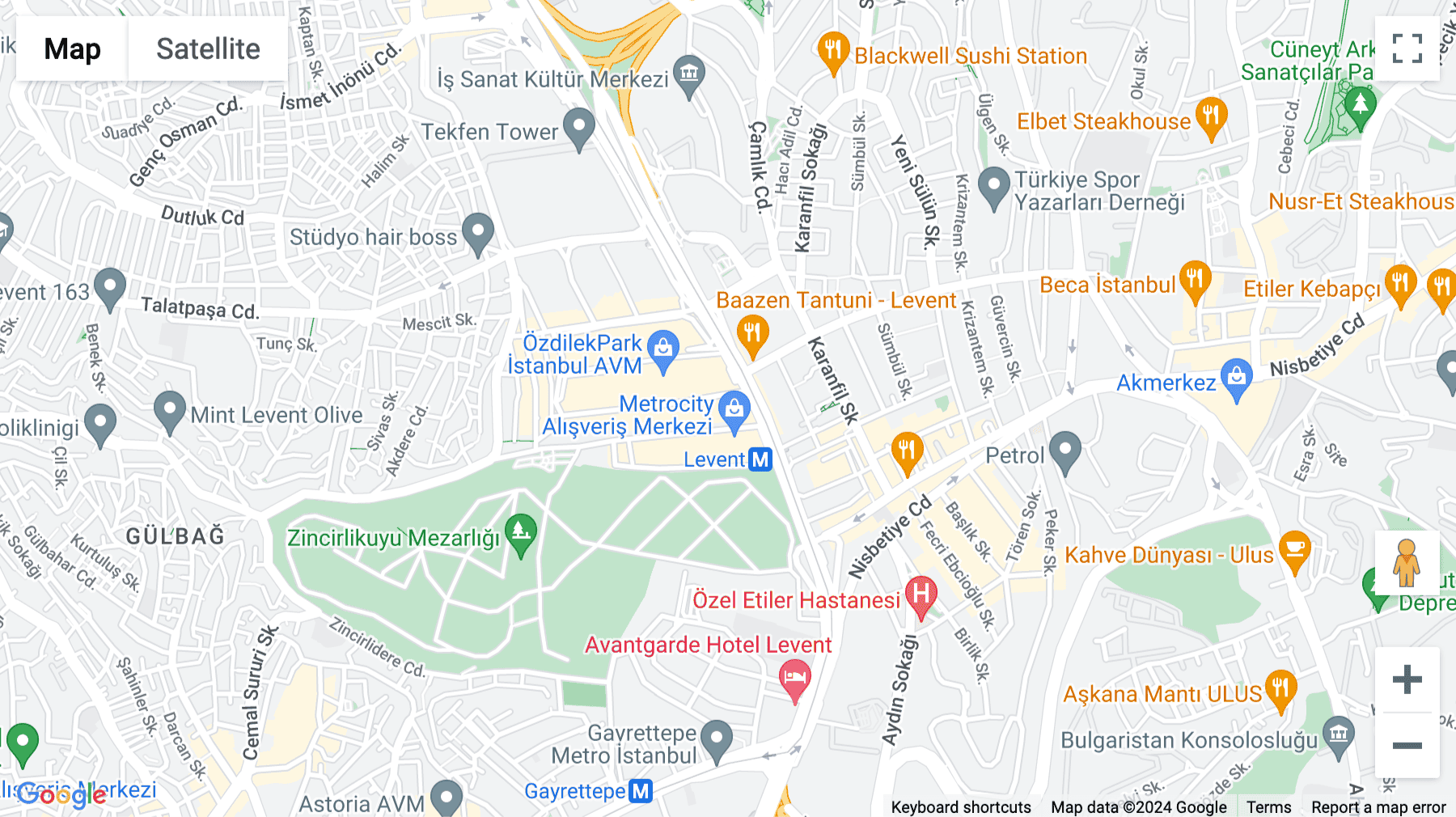 Click for interative map of Ferko Signature, Esentepe Mah., Büyükdere Cd. No: 175, Istanbul