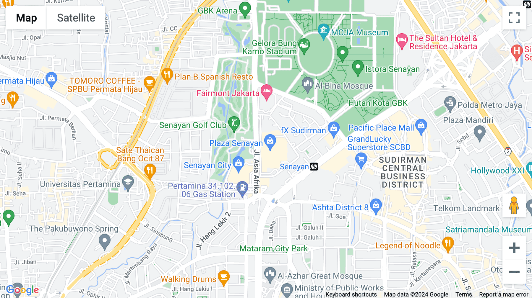 Click for interative map of Sentral Senayan II, 16th Floor, Jl. Asia Afrika No.8, Gelora Bung Karno, Jakarta